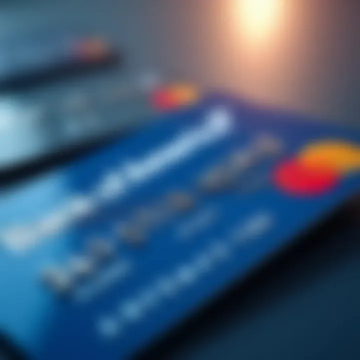 Close-up of the Bank of America Alaska Card